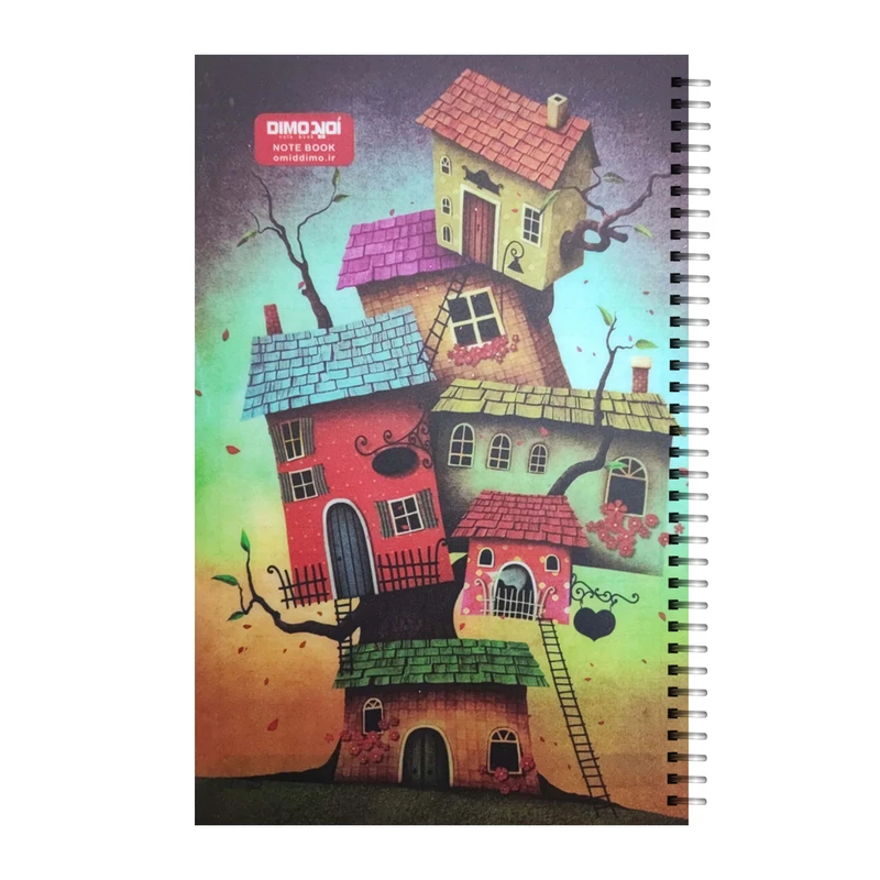 دفتر مشق 100 برگ امید طرح خانه