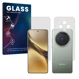 Glass Resistant model transparent screen protector suitable for vivo X200 mobile phone Along with the phone back protector 