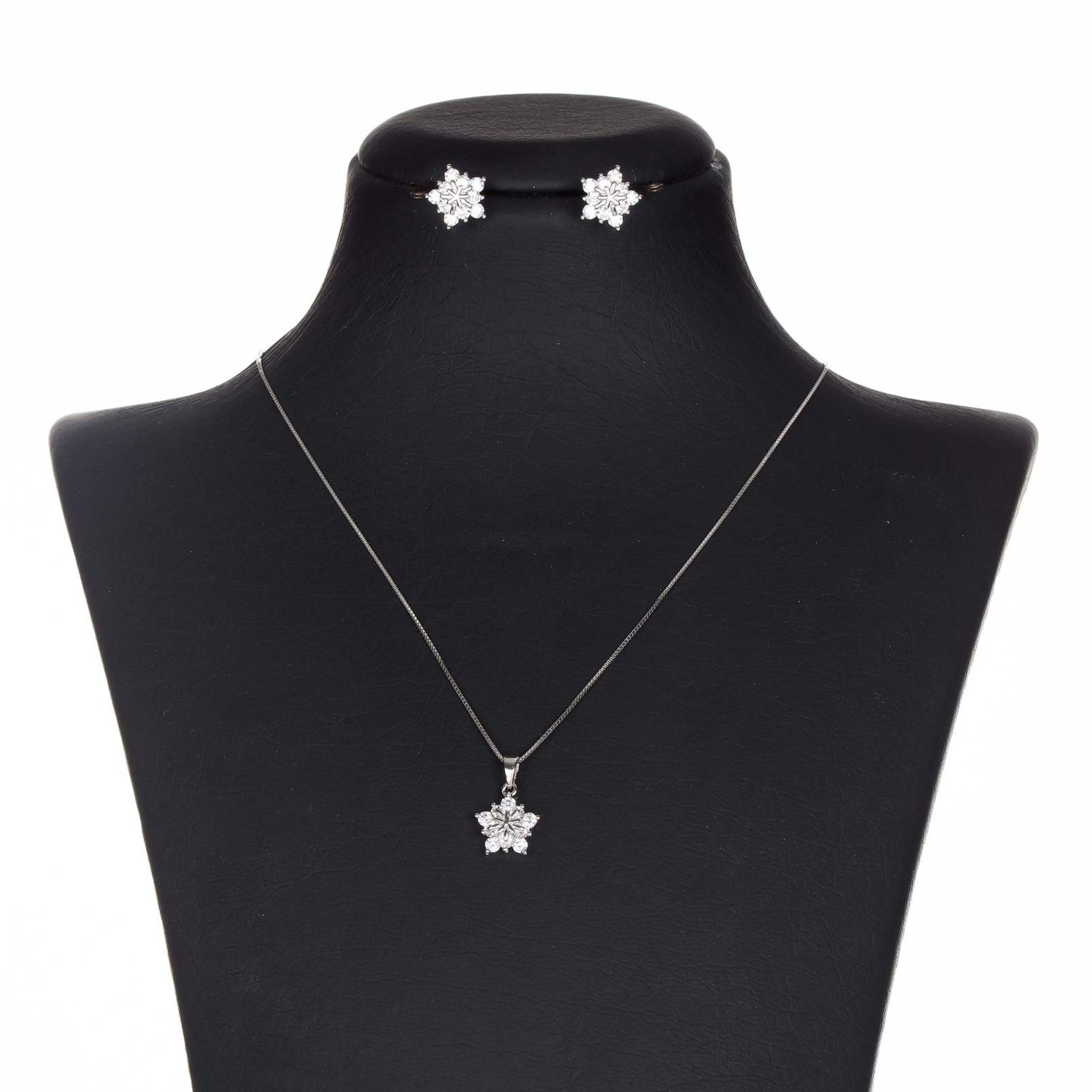 نیم ست نقره زنانه مدل NSS-0-50