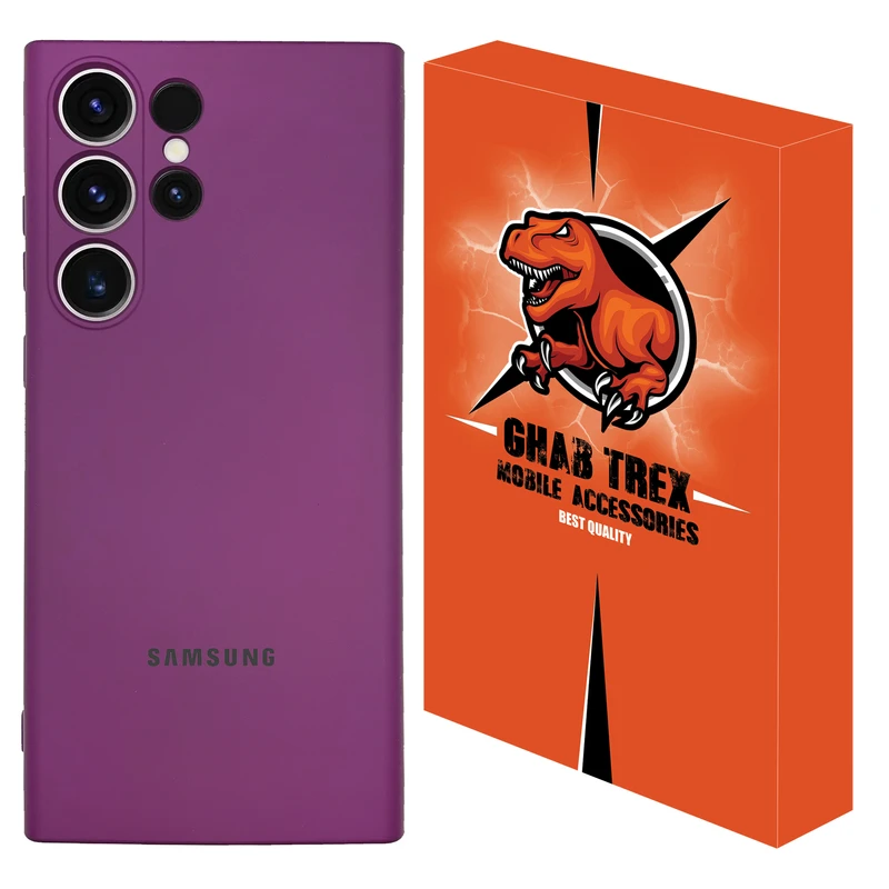 کاور قاب تی رکس مدل سیلیکونی پاککنی مناسب برای گوشی موبایل سامسونگ Galaxy S24 Ultra 5G