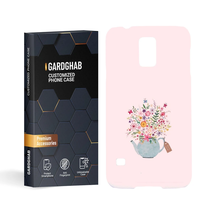     کاور گارد قاب مدل گل مناسب برای گوشی موبایل سامسونگ galaxy s5