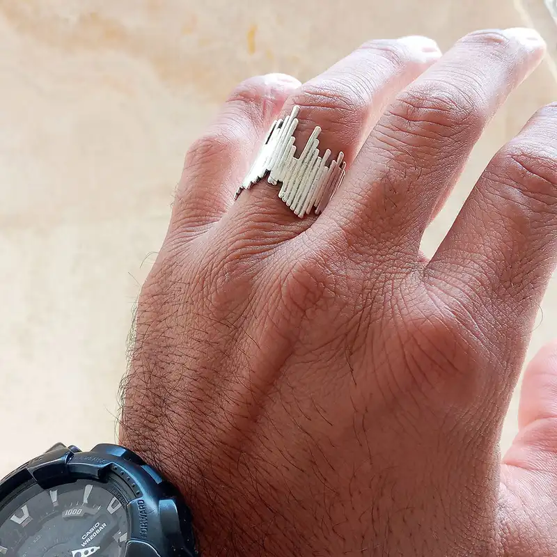 انگشتر مدل اکولایزر موسیقی کد EQ-32