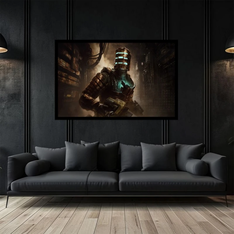 تابلو بکلیت طرح نقاشی و هنری دیجیتال گیمینگ و گیم نت بازی دید اسپیس مدل B-bu2914