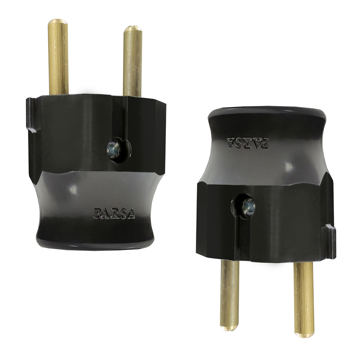 دوشاخه برق پارس مدل Round-B بسته 2 عددی دوشاخه برق پارس مدل Round-B بسته 2 عددی