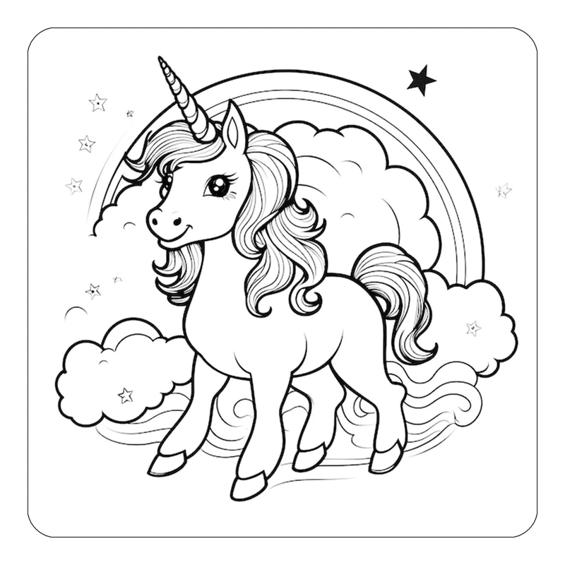 مگنت کاکتی طرح اسب تک شاخ و یونیکورن مدل mp30411