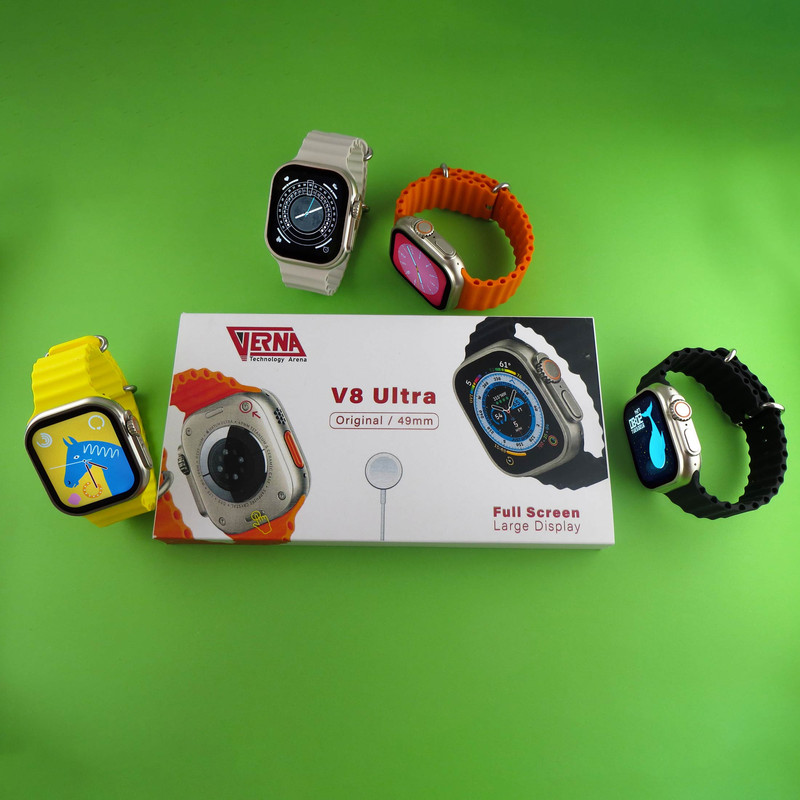 ساعت هوشمند ورنا مدل V8 Ultra 3 در وبزینر ساعت هوشمند ورنا مدل V8 Ultra