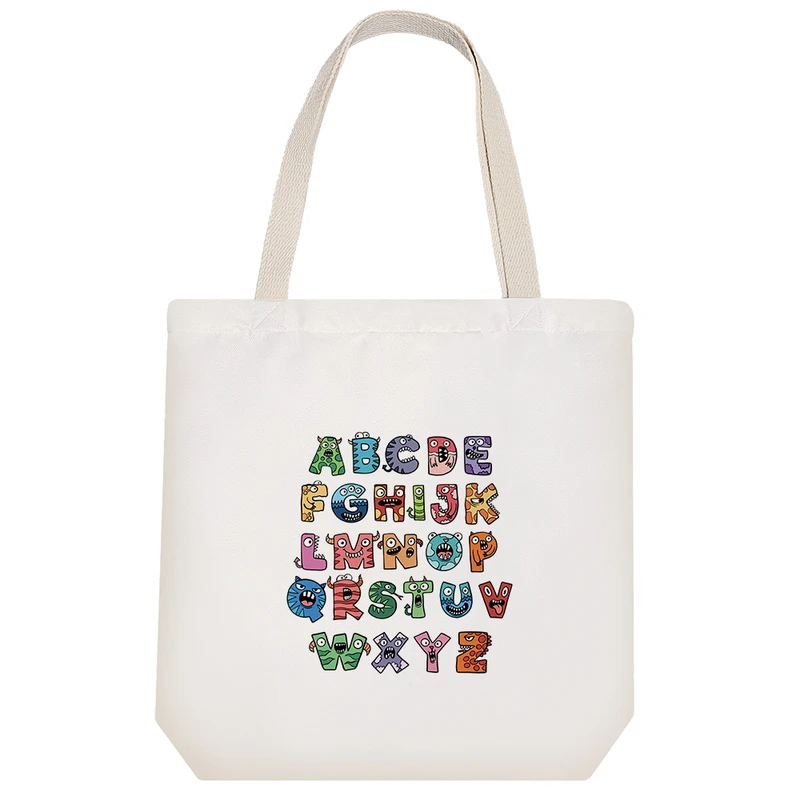 ساک خرید خندالو مدل حروف الفبای انگلیسی کد H694