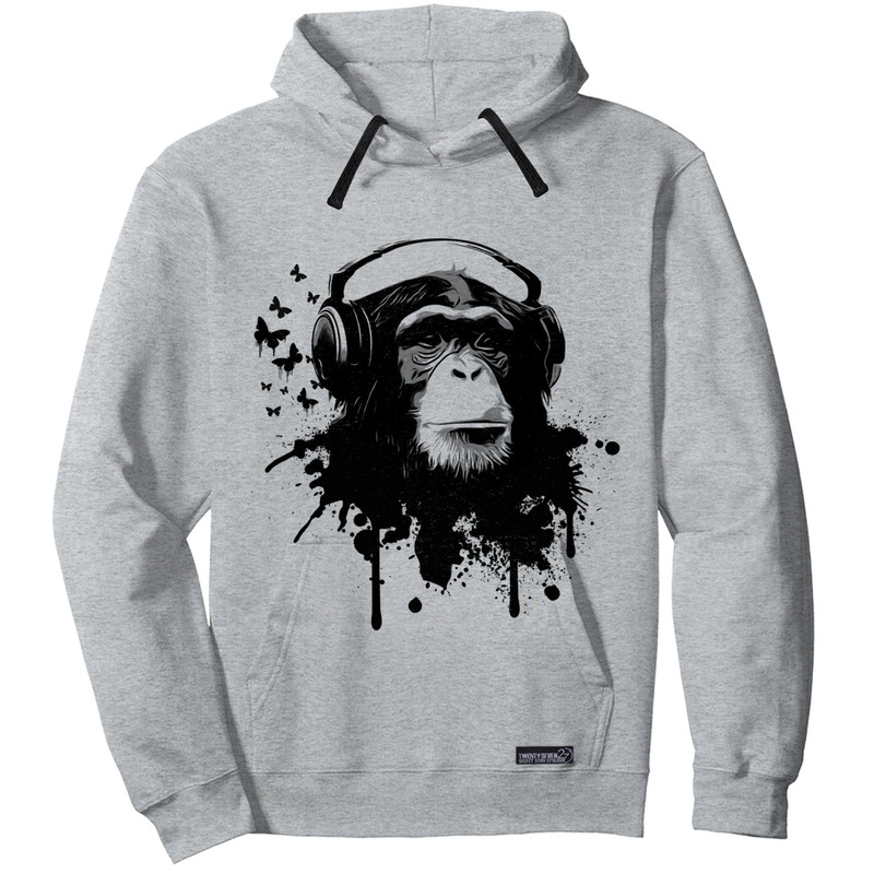 هودی مردانه 27 مدل Monkey and Butterfly کد MH396