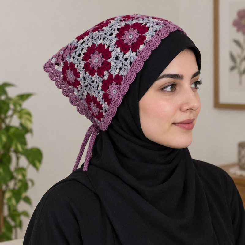 روسری دستبافت زنانه مدل باندانا