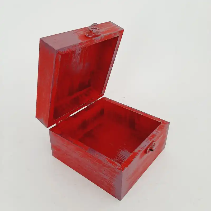 جعبه هدیه چوبی مدل فانتزی طرح دختر رویایی کد SB30