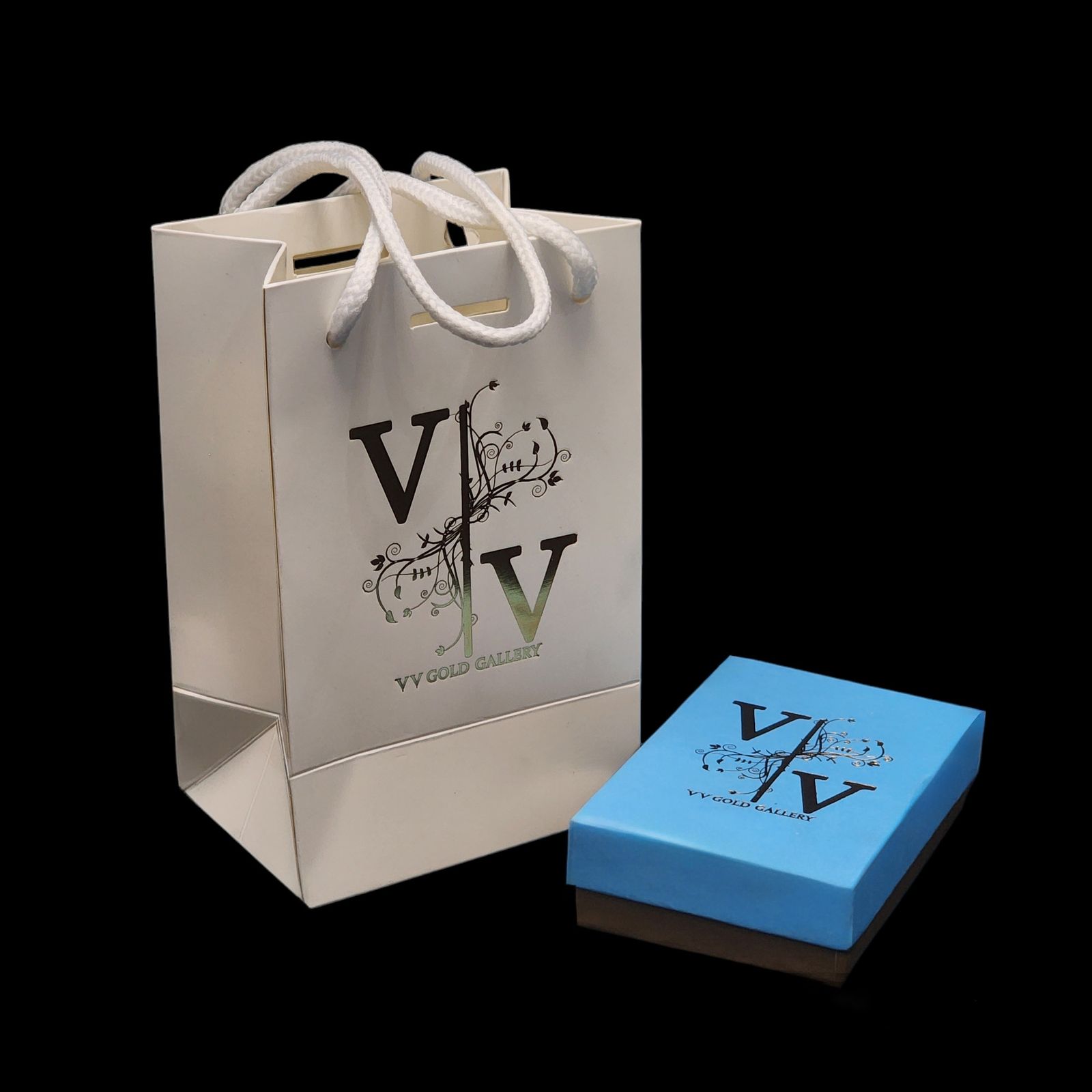 گوشواره طلا 18 عیار دخترانه وی وی گلد گالری مدل پیچی vg6010 -  - 2