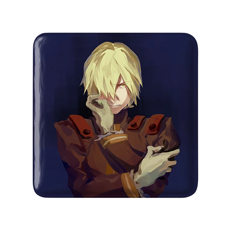 مگنت خندالو طرح ویرال انیمه گورن لاگان مدل مربعی کد 32281