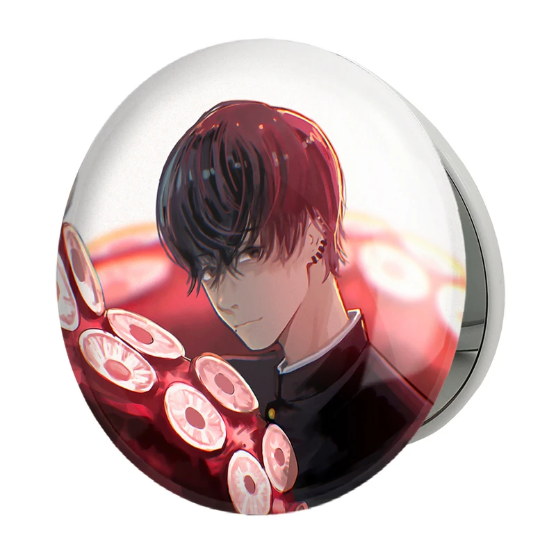 آینه جیبی خندالو طرح یوشیدا انیمه مرد اره ای Chainsaw Man مدل تاشو کد 22309 