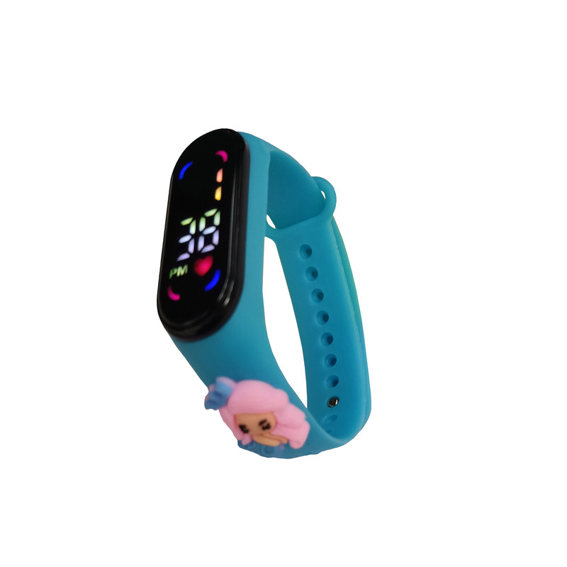 ساعت مچی دیجیتال دخترانه مدل لمسی ضد آب عروسکی کد X36 ساعت مچی دیجیتال دخترانه مدل لمسی ضد آب عروسکی کد X36