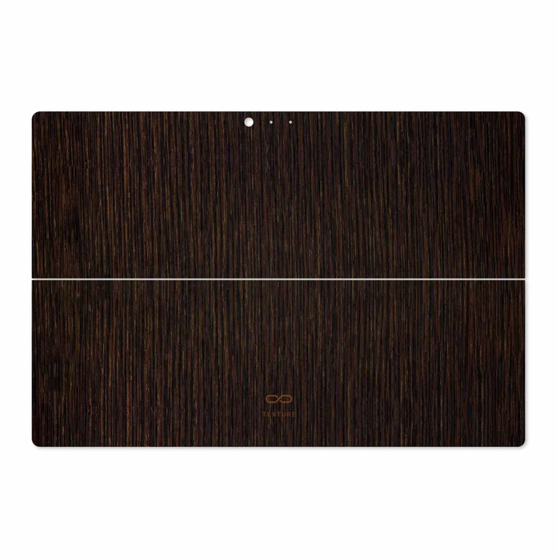 برچسب پوششی ماهوت مدل Dark-Gold-Stripes-Wood مناسب برای تبلت مایکروسافت Surface Pro 3 2014