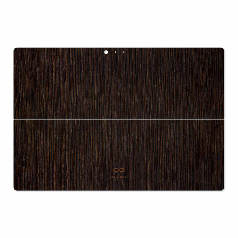برچسب پوششی ماهوت مدل Dark-Gold-Stripes-Wood مناسب برای تبلت مایکروسافت Surface Pro 3 2014