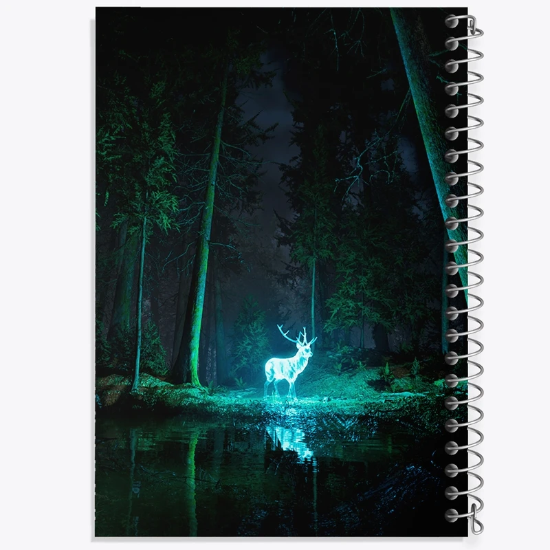 دفتر نقاشی 50 برگ خندالو طرح گوزن کد F1415