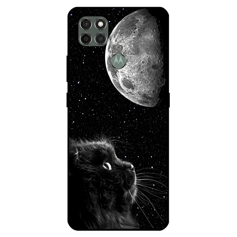 کاور مگافون طرح گربه مدل 1882 مناسب برای گوشی موبایل موتورولا Moto G9 Power