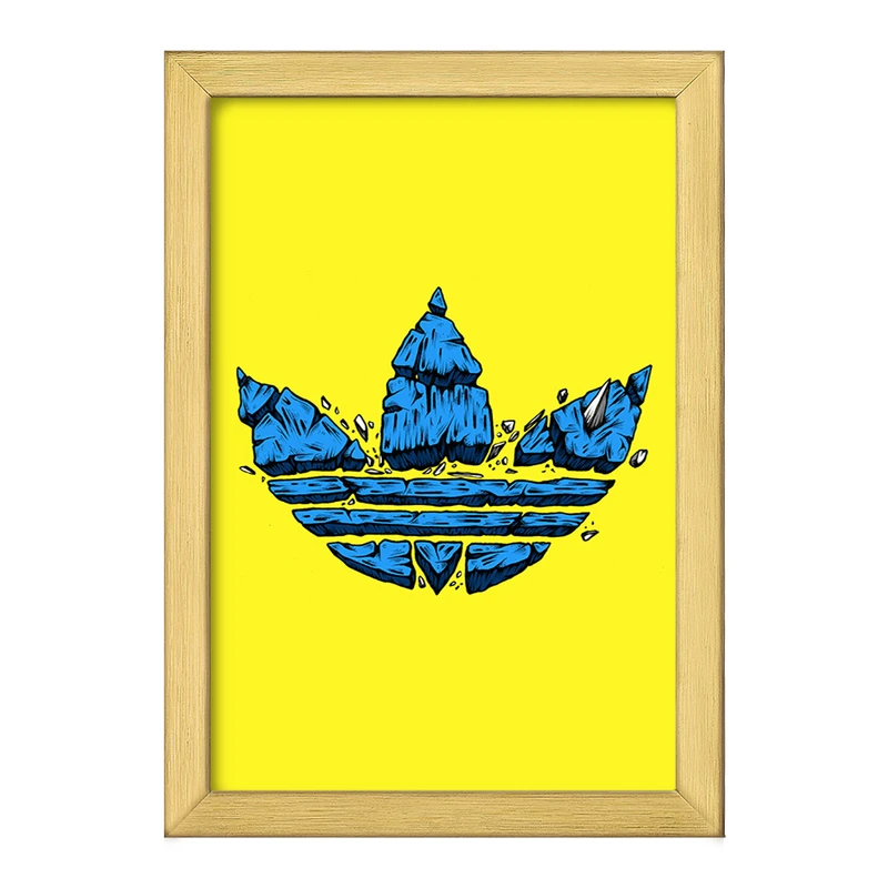 تابلو خندالو طرح آدیداس (Adidas) کد 36956