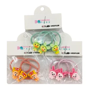 کش مو دخترانه مدل عروسکی کد FF-448 بسته 9 عددی