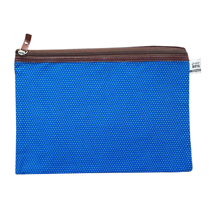پوشه سویل مدل زیپ دار طرح خالدار کد SE-18 پوشه سویل مدل زیپ دار طرح خالدار کد SE-18
