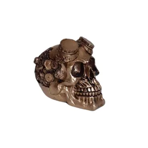   مجسمه طرح اسکلت مدل جمجمه نگینی کد c13