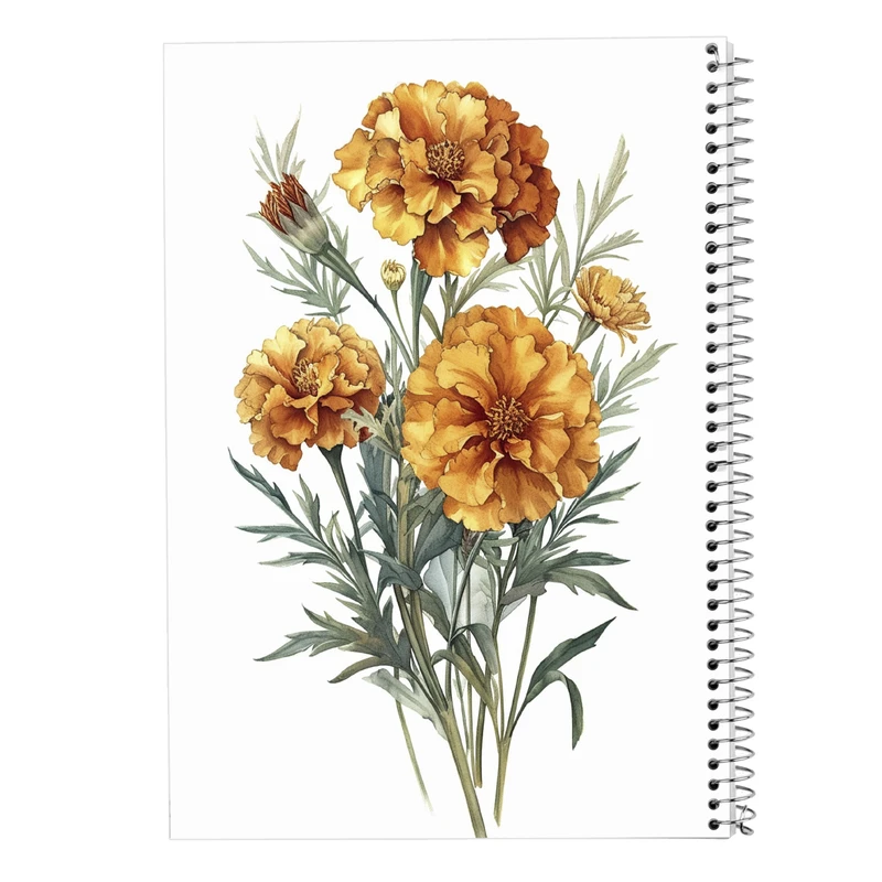 دفتر ژورنال نویسی 50 برگ مدوپد مدل نقطه ای طرح گل کد DF13933