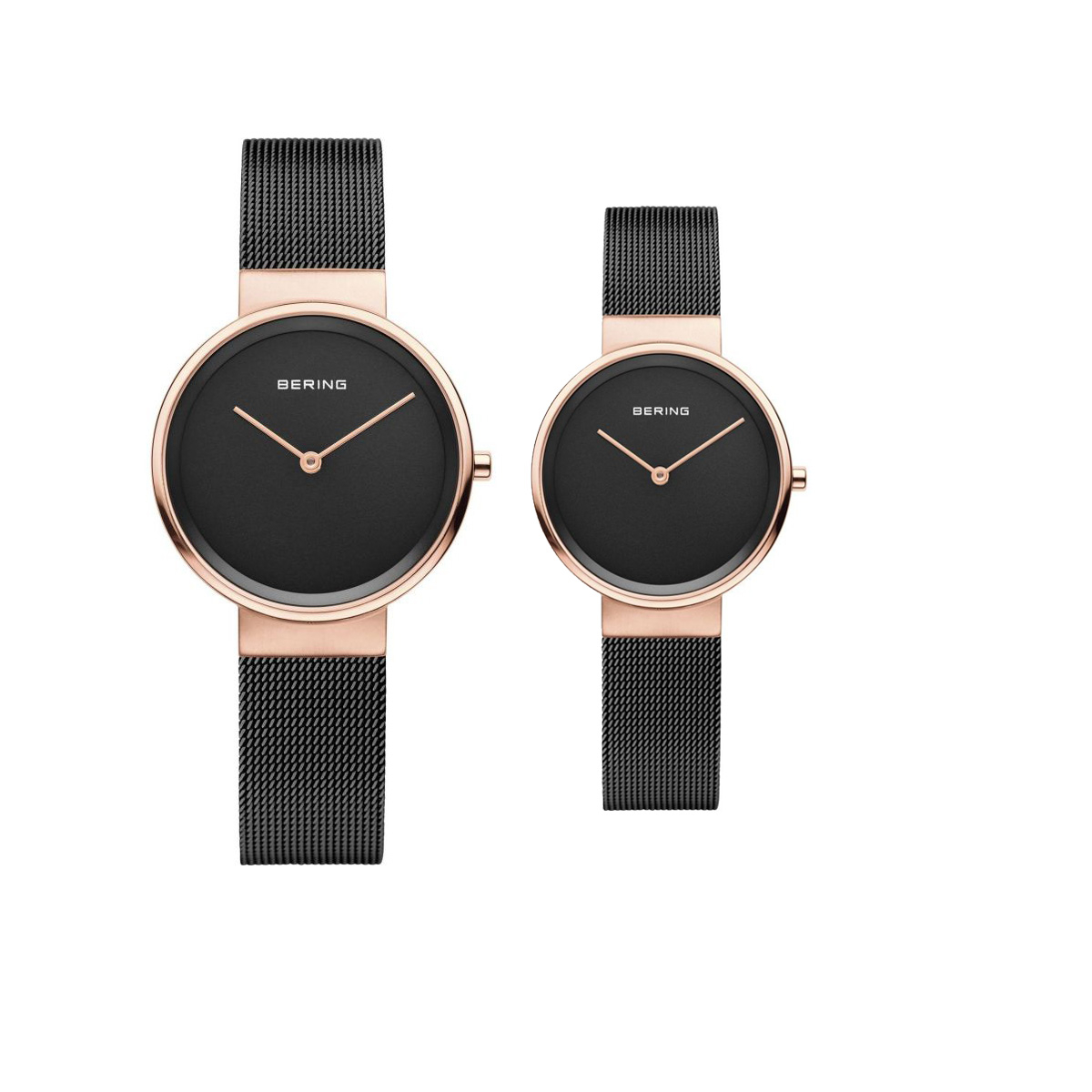 ست ساعت مچی عقربه ای زنانه و مردانه برینگ مدل 14531-166