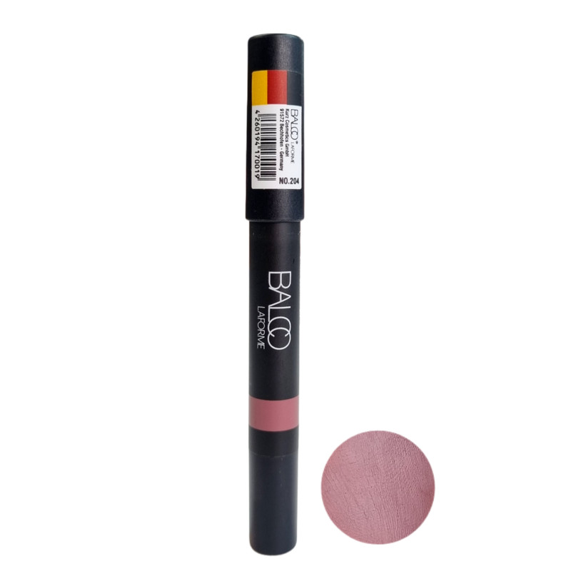 رژ لب مدادی مات و مخملی بالکو مدل LAFORME شماره 204