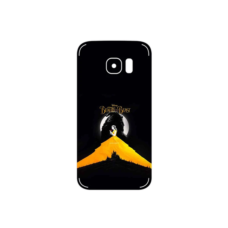 برچسب پوششی ماهوت مدل Beauty and the Beast مناسب برای گوشی موبایل سامسونگ Galaxy S7