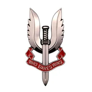آرم خودرو آراکس یدک مدل AY-3701 طرح WHO DARES WINS