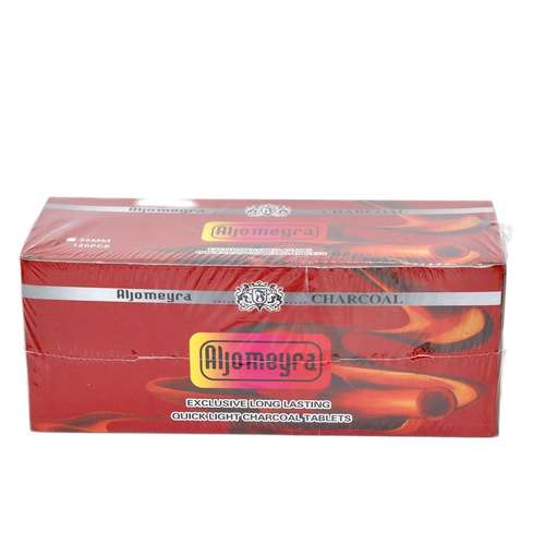 زغال الجمیرا مدل خودسوز بسته 120 عددی وزن 1000 گرم