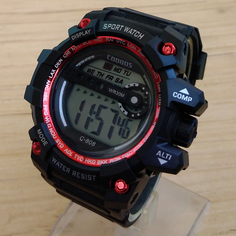 ساعت مچی دیجیتال پسرانه مدل اسپرت کد KM17.5