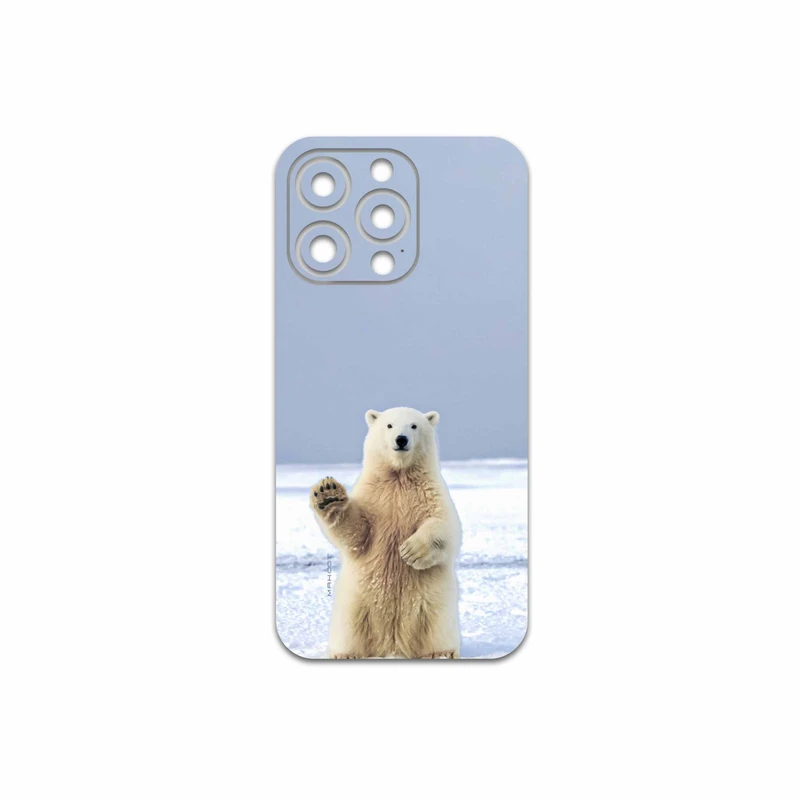 برچسب پوششی ماهوت مدل Polar-bear مناسب برای گوشی موبایل اپل iPhone 13 Pro Max