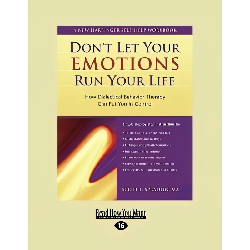 کتاب Don,t Let Your Emotions Run Your Life اثر Scott E. Spradlin انتشارات ReadHowYouWant