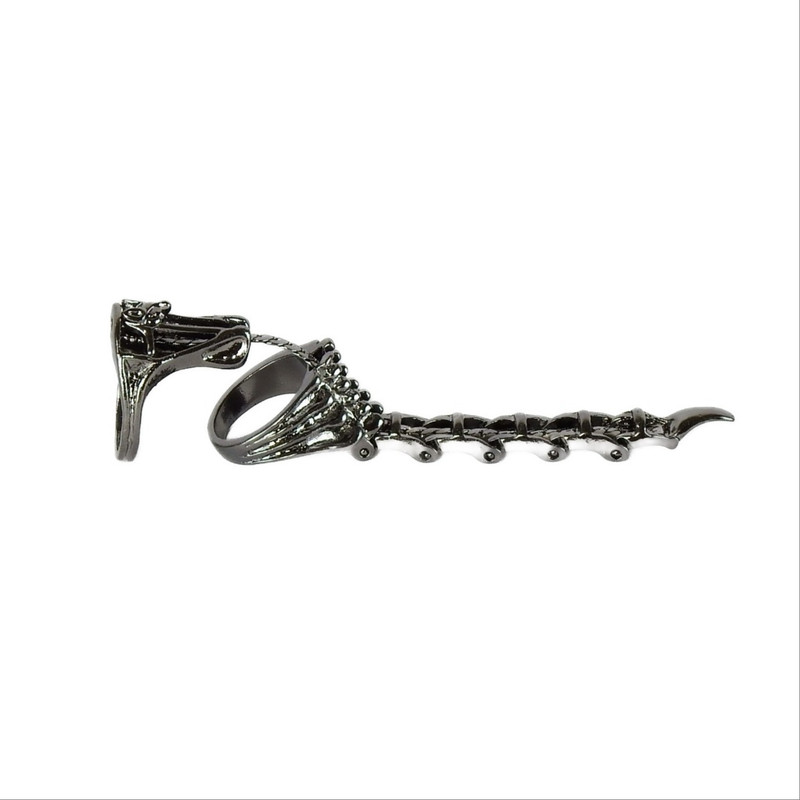انگشتر زنانه مدل دم متحرک عقرب