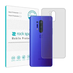 Transparent Rockspace HyGEL model phone back protector suitable for OnePlus 8 Pro mobile phone