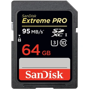 کارت حافظه SDXC سن دیسک مدل Extreme Pro کلاس 10 استاندارد UHS-I U3 سرعت 633X 95MBps ظرفیت 64 گیگابایت
