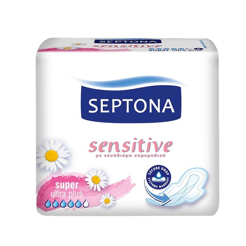 نوار بهداشتی سپتونا مدل Super Sensitive بسته 8 عددی