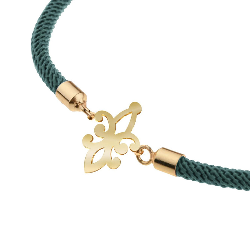 دستبند طلا 18 عیار زنانه مدوپد مدل اسلیمی کد D16-10550