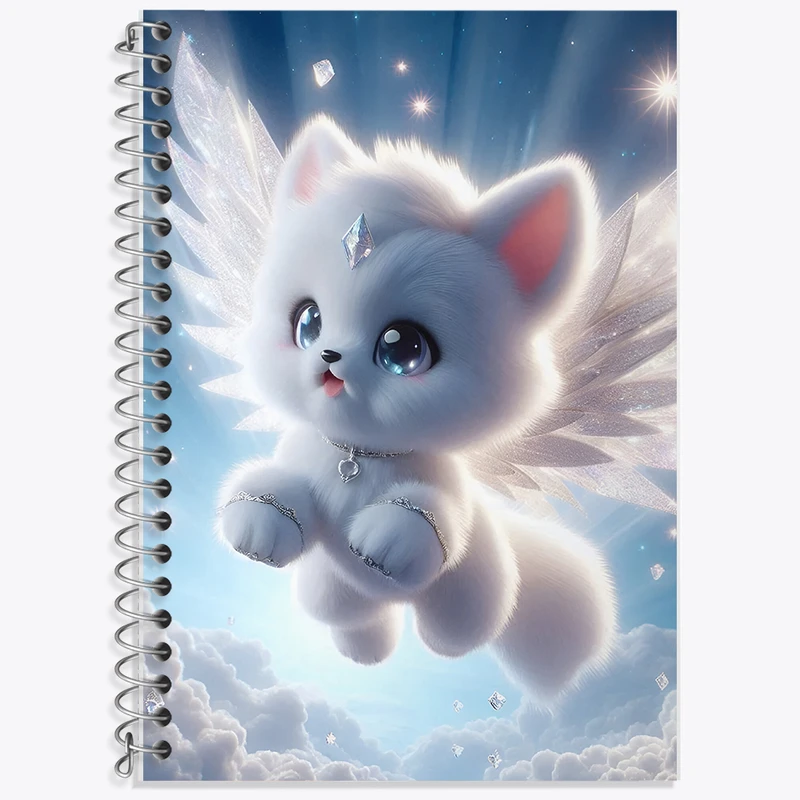 دفتر نت موسیقی 50 برگ خندالو طرح گربه کیوت کد F6081