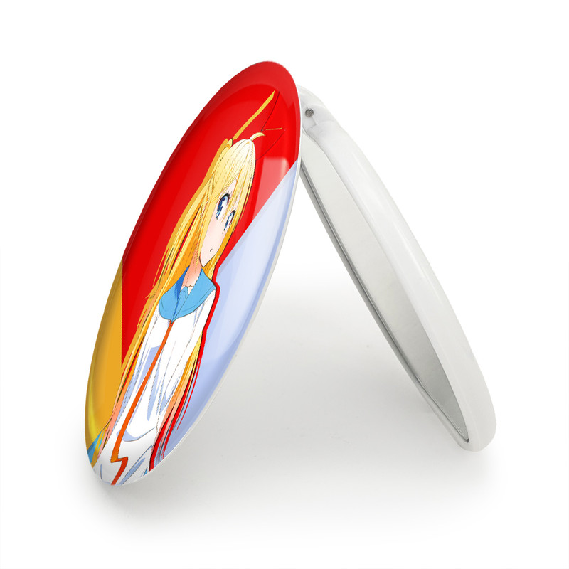 آینه جیبی خندالو طرح انیمه عشق دروغین مدل تاشو کد 17190