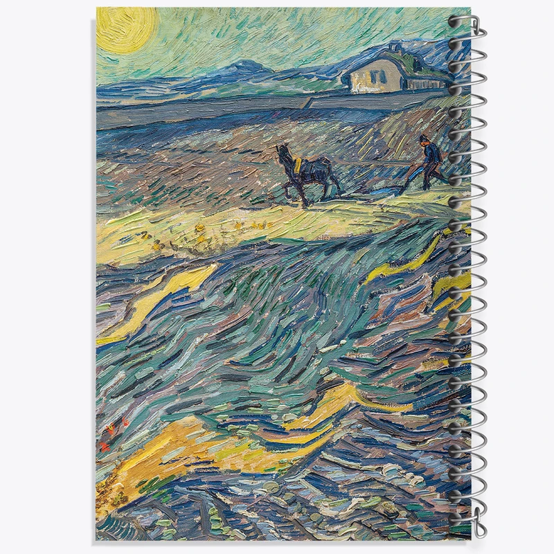 دفتر مشق 50 برگ خندالو طرح ونسان ونگوگ (Van Gogh) کد 36822