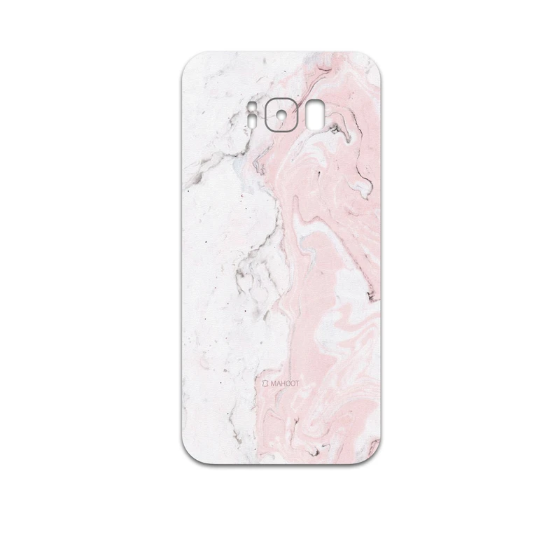 برچسب پوششی ماهوت مدل Blanco-Pink-Marble مناسب برای گوشی موبایل سامسونگ Galaxy S8 Plus
