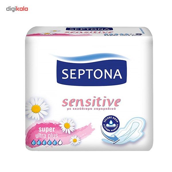 نوار بهداشتی سپتونا مدل Super Sensitive بسته 8 عددی -  - 2