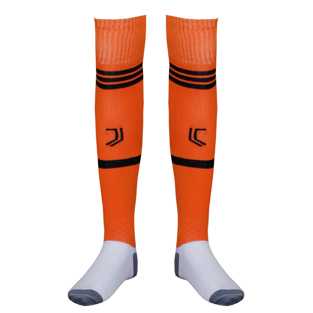 جوراب ورزشی طرح یوونتوس مدل 2021 رنگ نارنجی                     غیر اصل