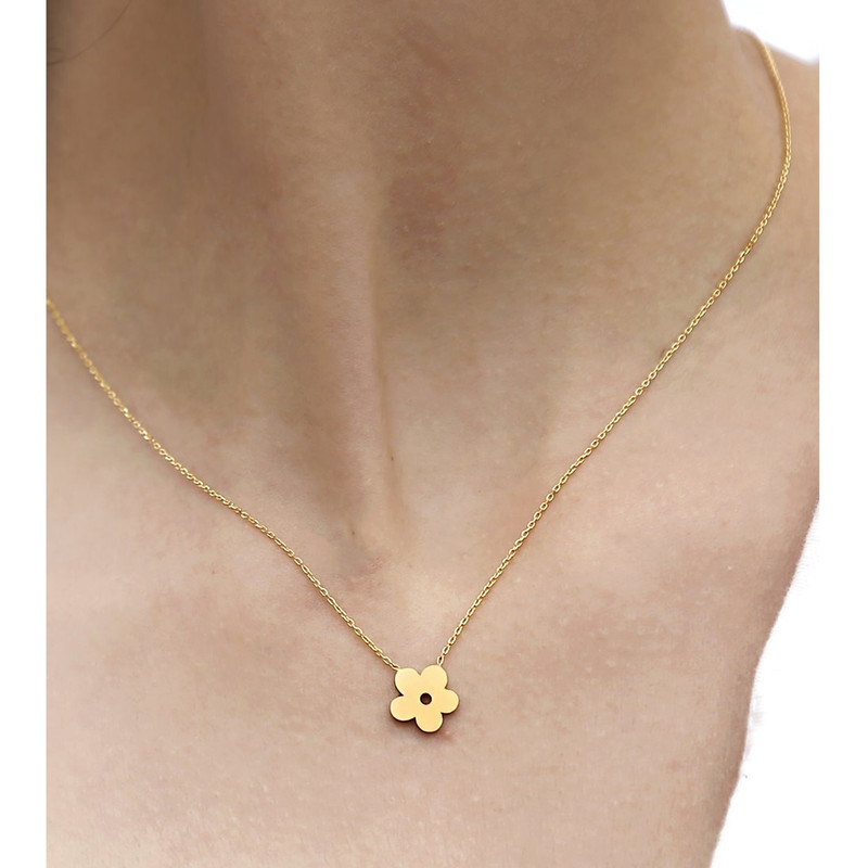 گردنبند طلا 18 عیار زنانه تاج مدل G540