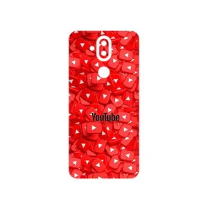 MAHOOT Youtube Cover Sticker for Nokia 8.1