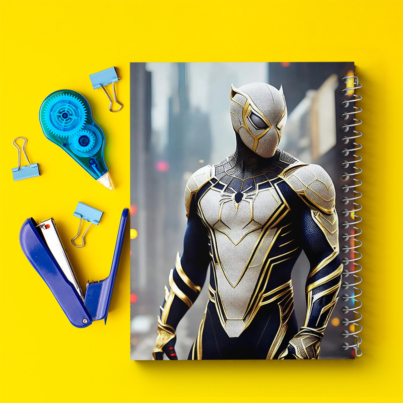 دفتر مشق 50 برگ خندالو طرح مرد عنکبوتی کد N1253