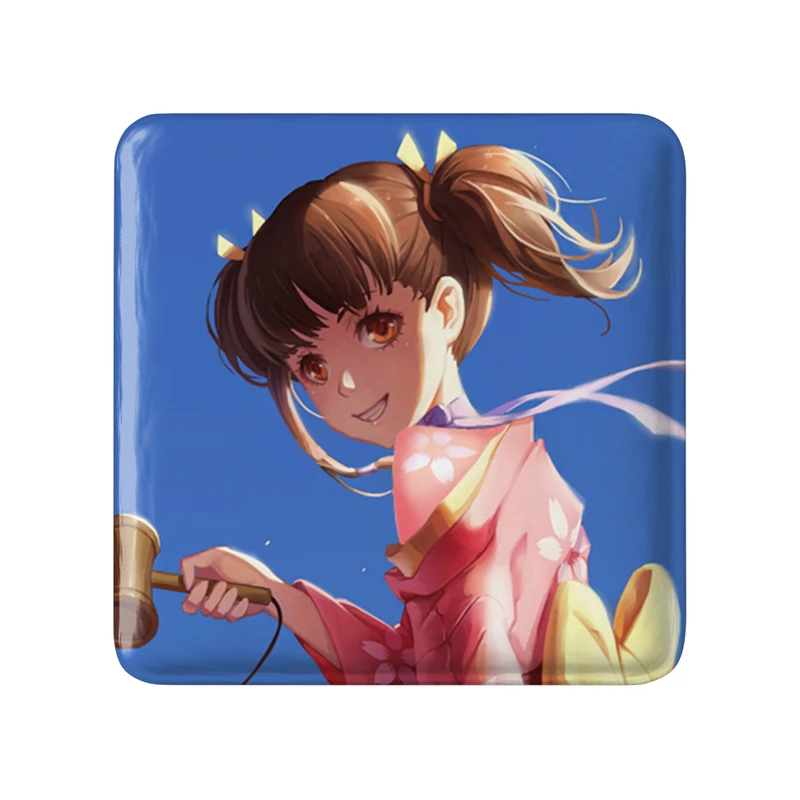 پیکسل خندالو طرح مومی انیمه کابانری Kabaneri مدل مربعی کد 36014